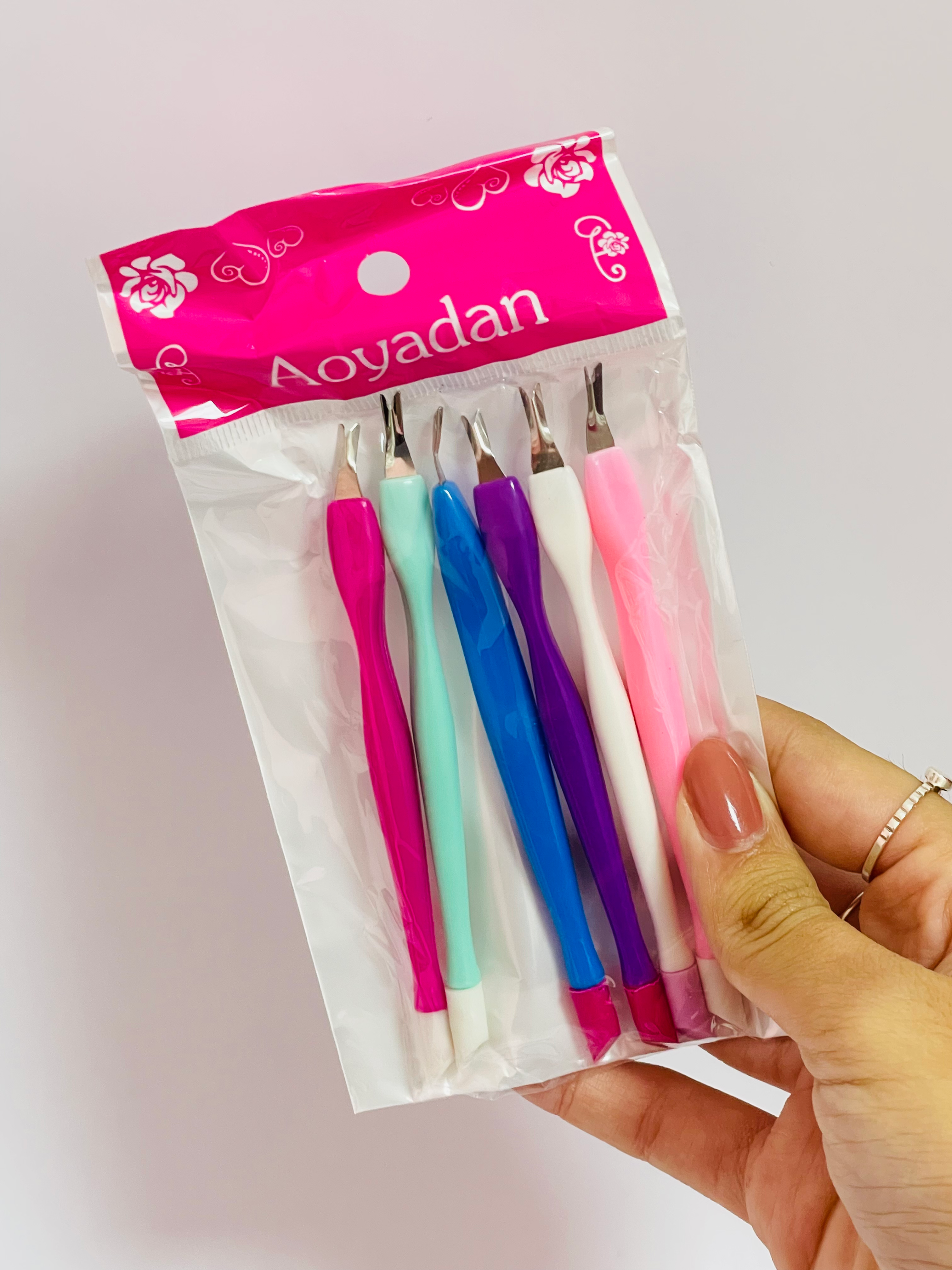 Pack 6 herramientas para uñas