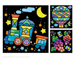 『頭がよくなる!ステンドグラスシールパズル3』｜Gakken様