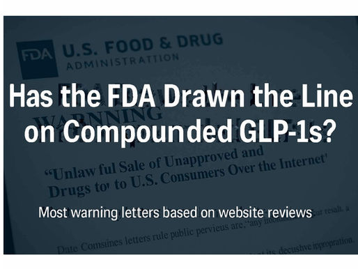 𝗛𝗮𝘀 𝘁𝗵𝗲 𝗙𝗗𝗔 𝗴𝗼𝗻𝗲 𝗼𝗻 𝘁𝗵𝗲 𝗪𝗔𝗥𝗣𝗔𝗧𝗛 𝗮𝗳𝘁𝗲𝗿 𝗰𝗼𝗺𝗽𝗼𝘂𝗻𝗱𝗲𝗱 𝗚𝗟𝗣-𝟭'𝘀?