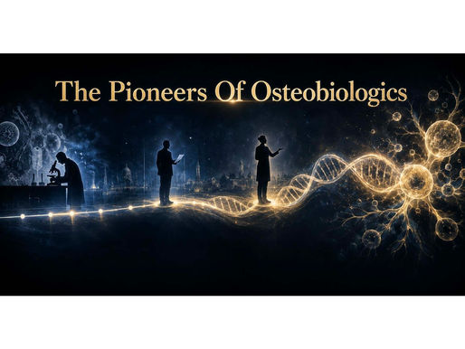 PIONEERS OF OSTEOBIOLOGICS · PART ONE