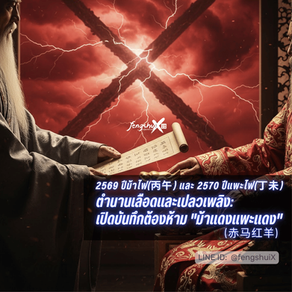 2569 ปีม้าไฟ(丙午) และ 2570 ปีแพะไฟ(丁未) ตำนานเลือดและเปลวเพลิง: เปิดบันทึกต้องห้าม "ม้าแดงแพะแดง" (赤马红羊) ปีอาถรรพ์ที่สวรรค์ลิขิตให้โลกพินาศ!