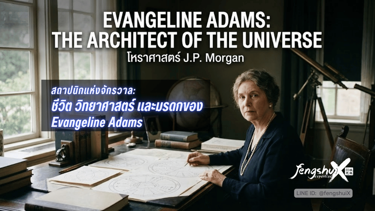 สถาปนิกแห่งจักรวาล: ชีวิต วิทยาศาสตร์ และมรดกของ Evangeline Adams