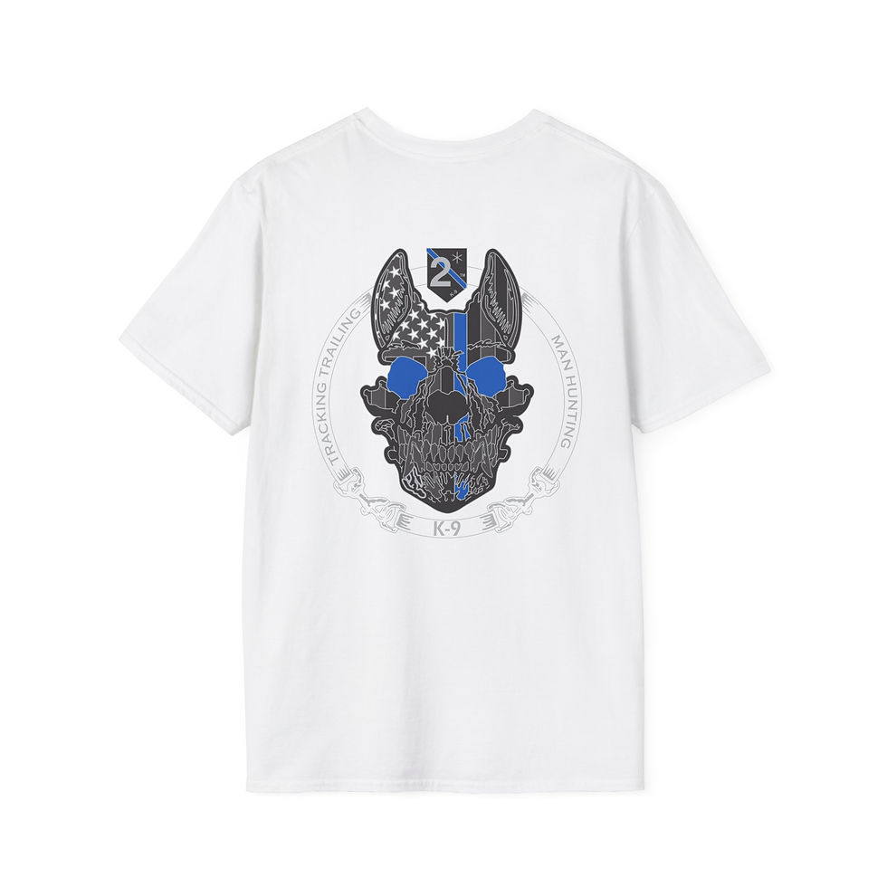 Thumbnail: K9 Soft-Style Tee - Tracking • Trailing • Man Hunting