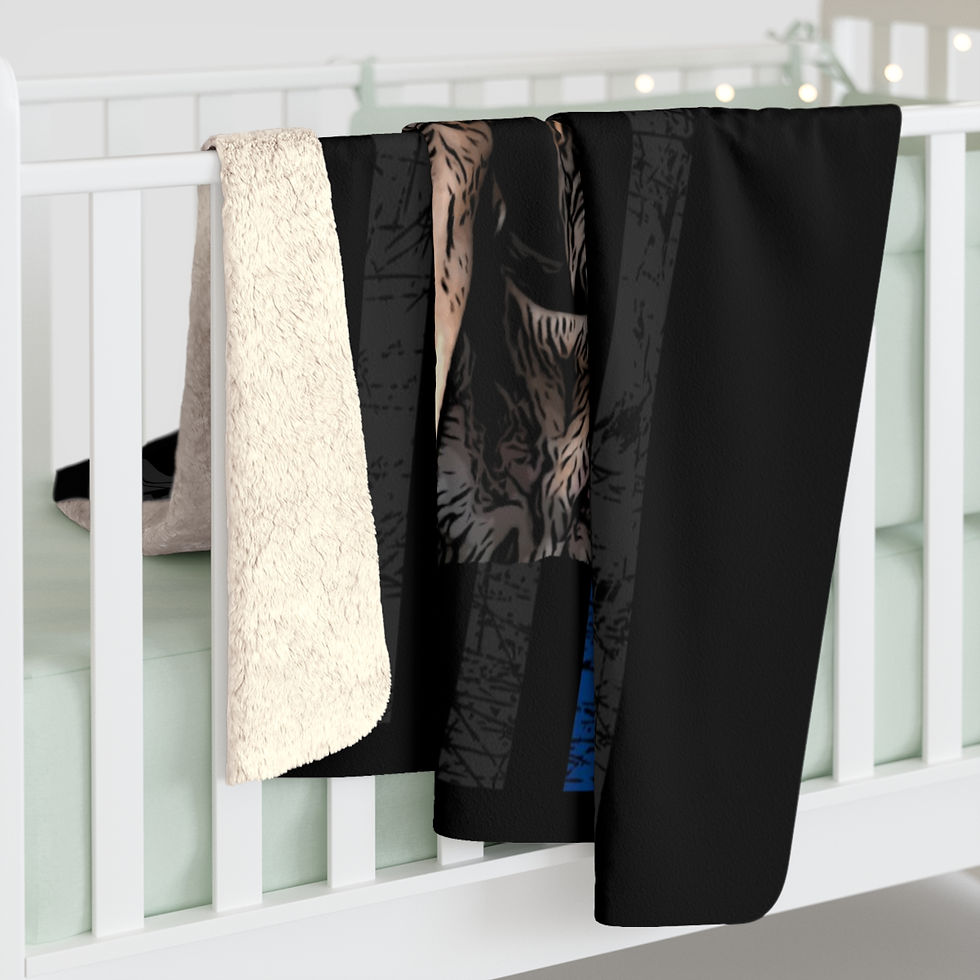 Thumbnail: K9 DEFENSE FUND SHERPA BLANKET - K9 BLEU