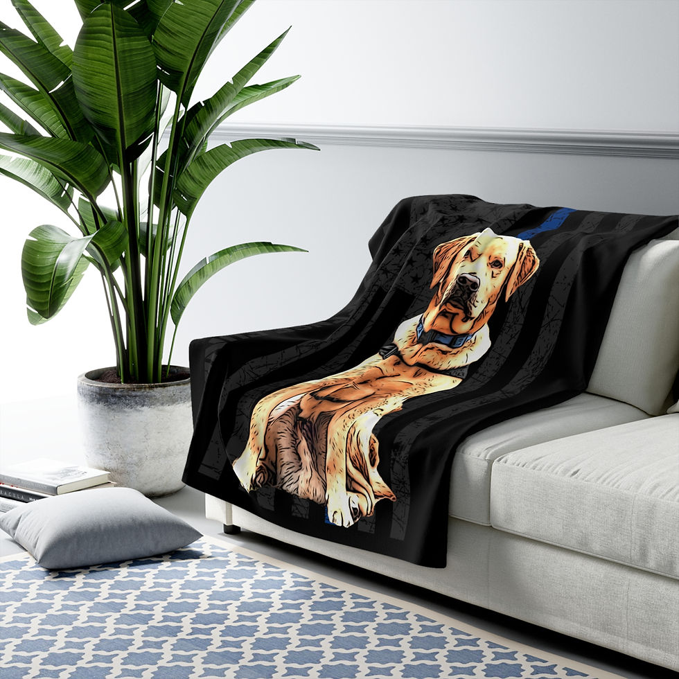 Thumbnail: K9 DEFENSE FUND SHERPA BLANKET - K9 Gram