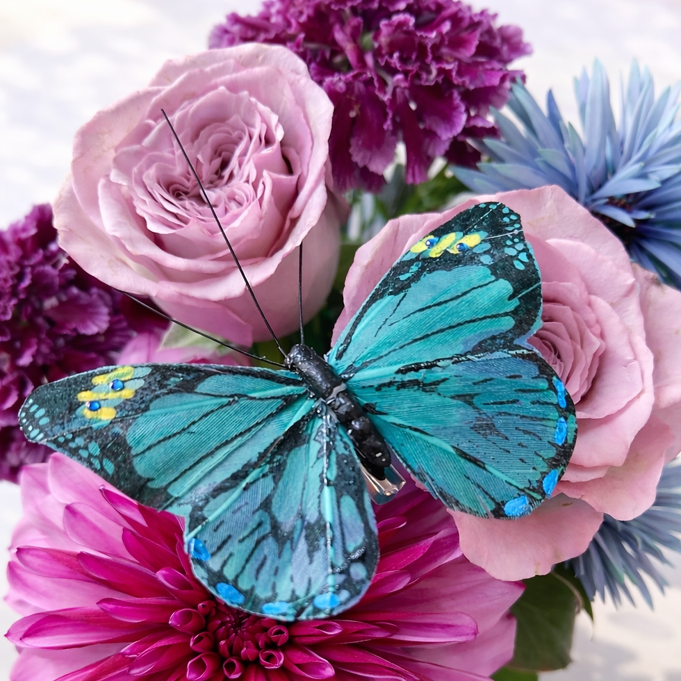 サムネイル： 母の日スペシャルアレンジメントButterfly Letter Purple