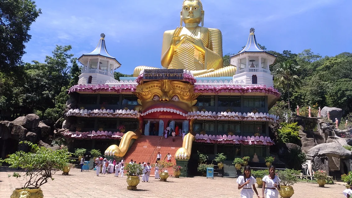 Dambulla visite o Golden Temple Sri Lanka