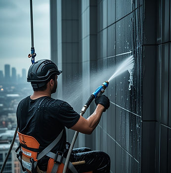 Leonardo_Phoenix_10_A_highrise_building_cleaner_performing_ind_0.jpg