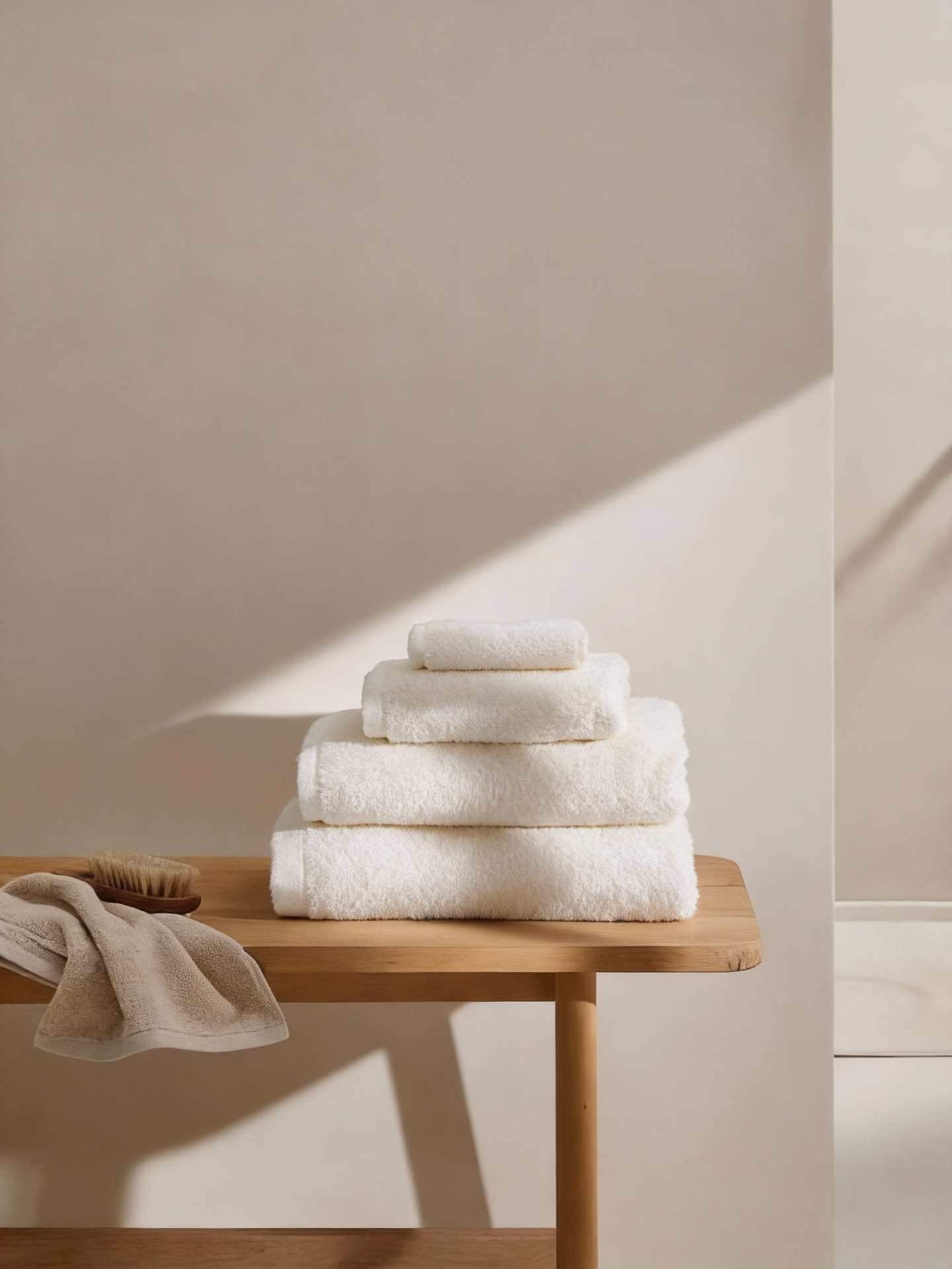 Toalha de Banho Creme Laulina Living