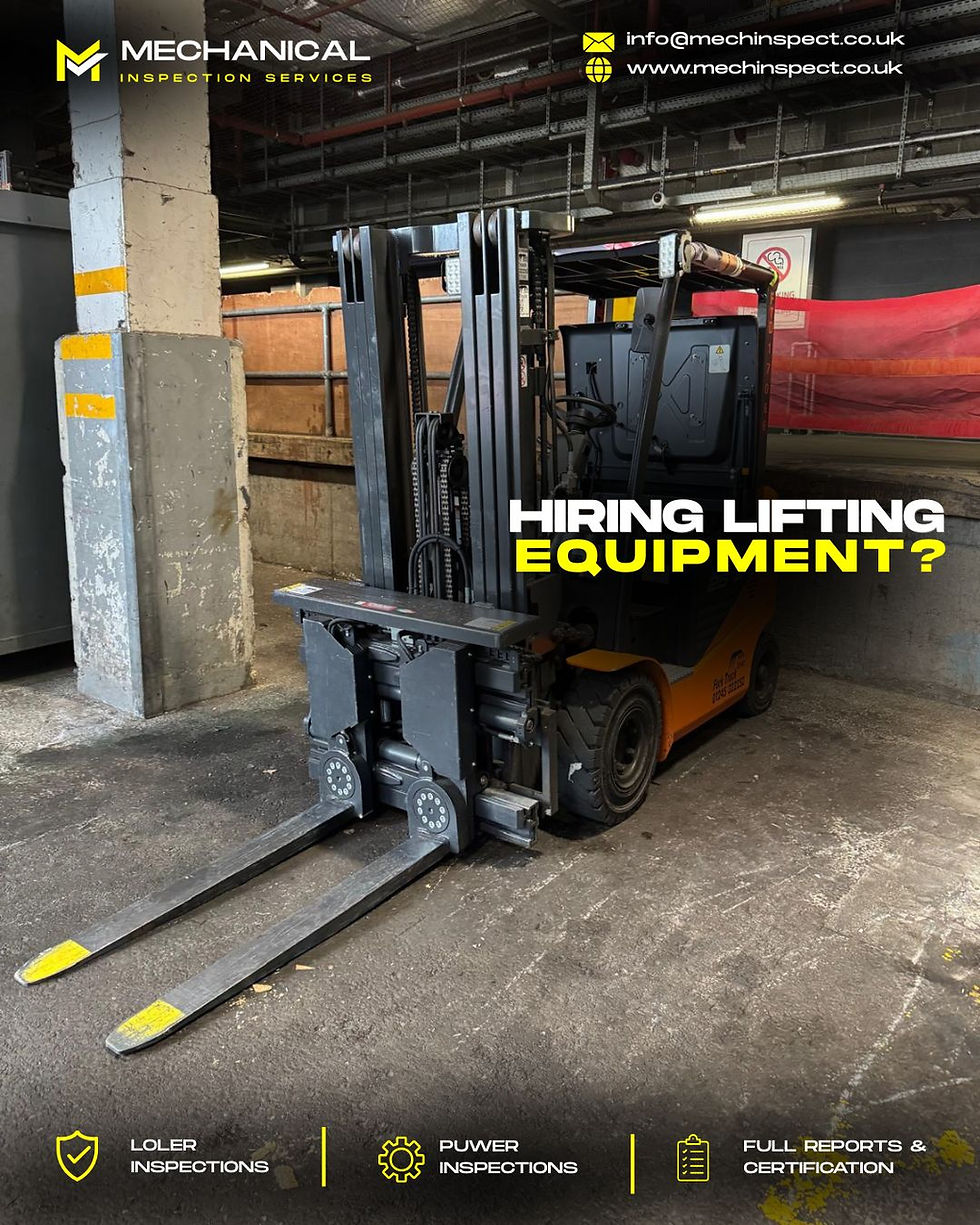Hiring Lifting Equipment? Who Is Responsible for LOLER Compliance?