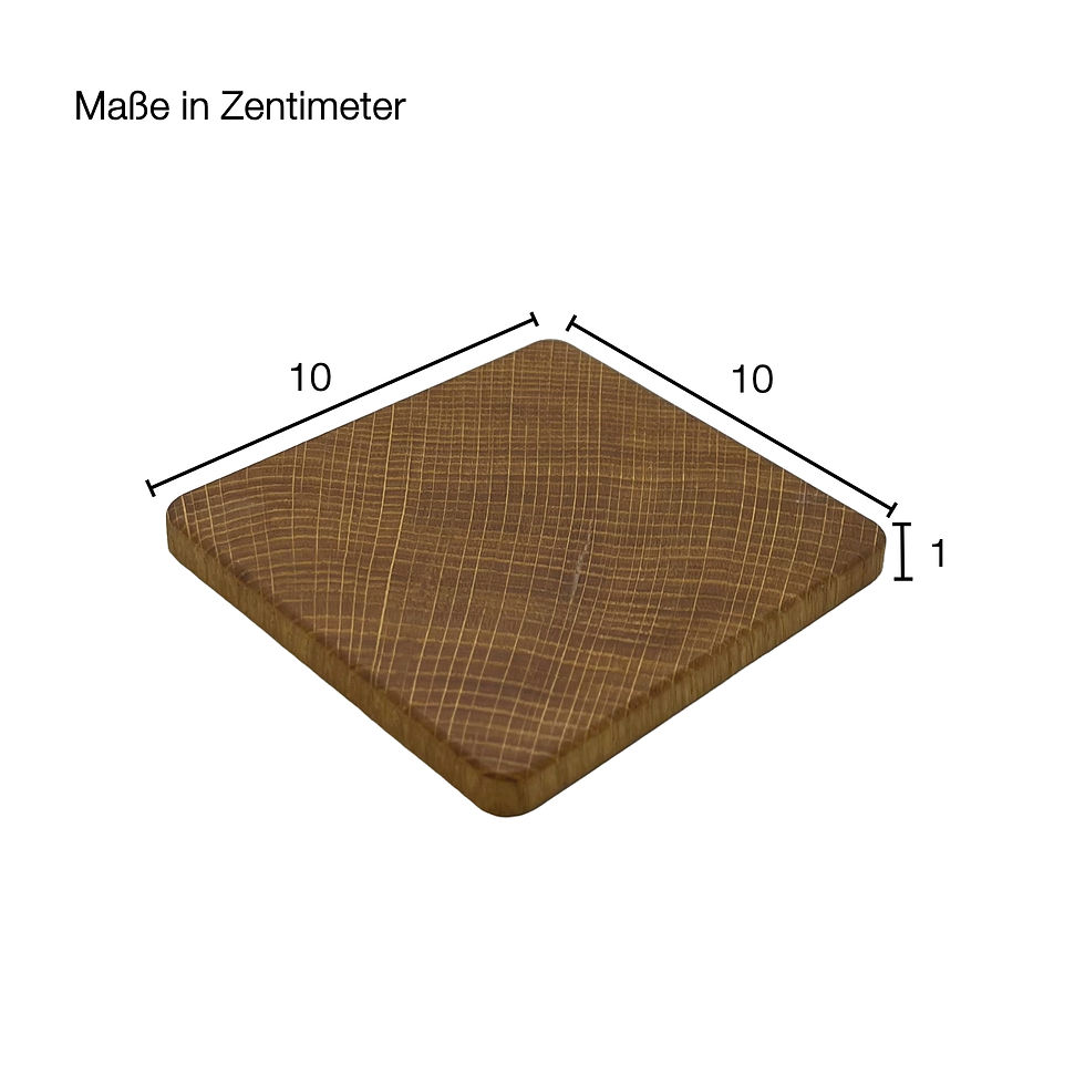 Miniaturbild: 4 Untersetzer Eiche