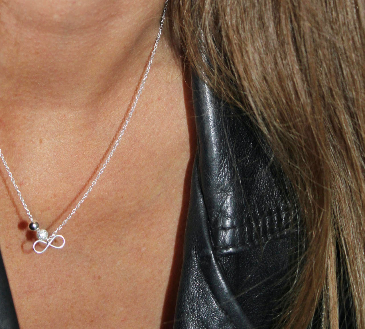 Infinity Necklace 925 Sterling Silver