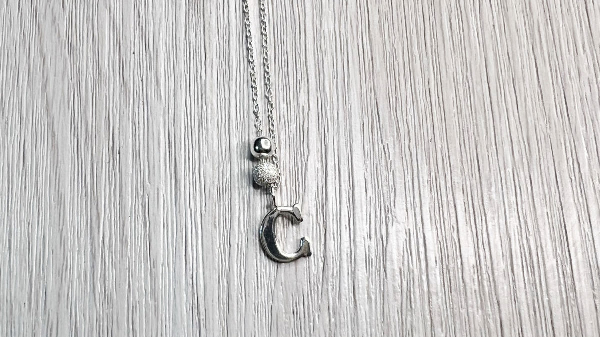 C Initial Necklace 