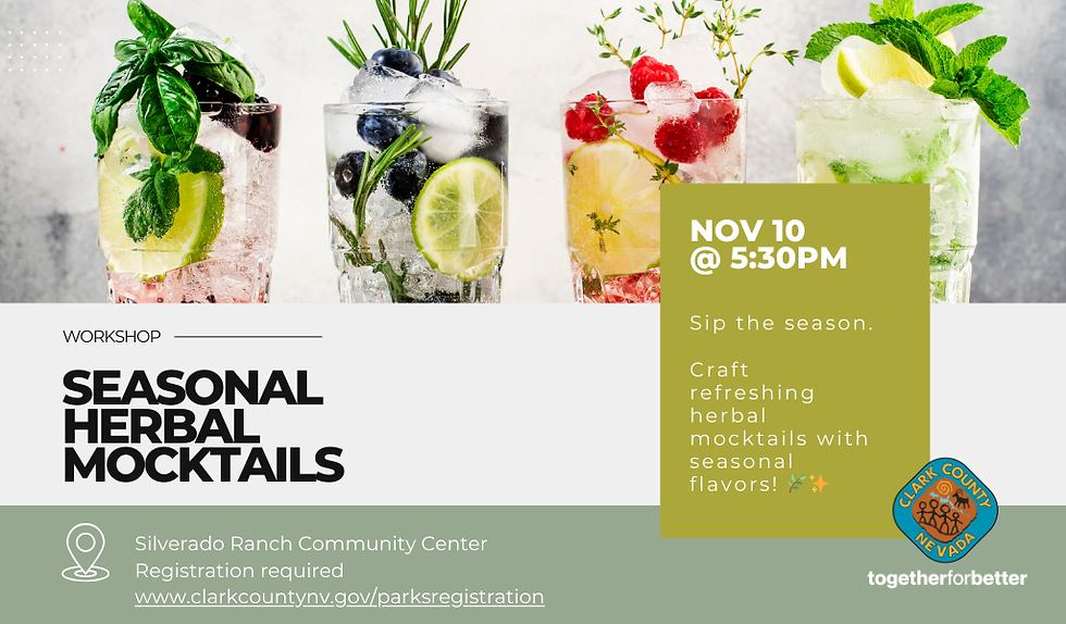 🍹 Herbal Mocktails Workshop