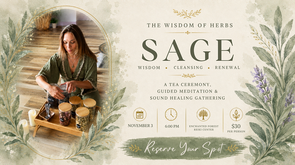 SAGE TEA CEREMONY & SOUND HEALING
