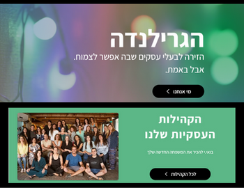 הגרילנדה - קהילות עסקיות