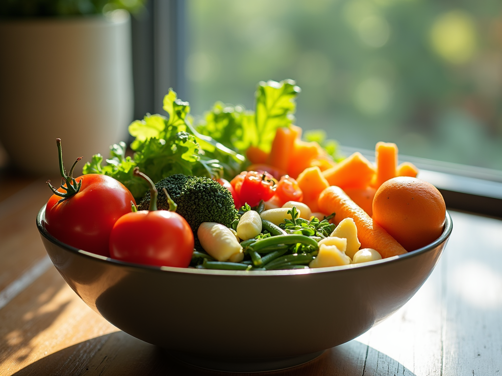 Arranged Food and Objects