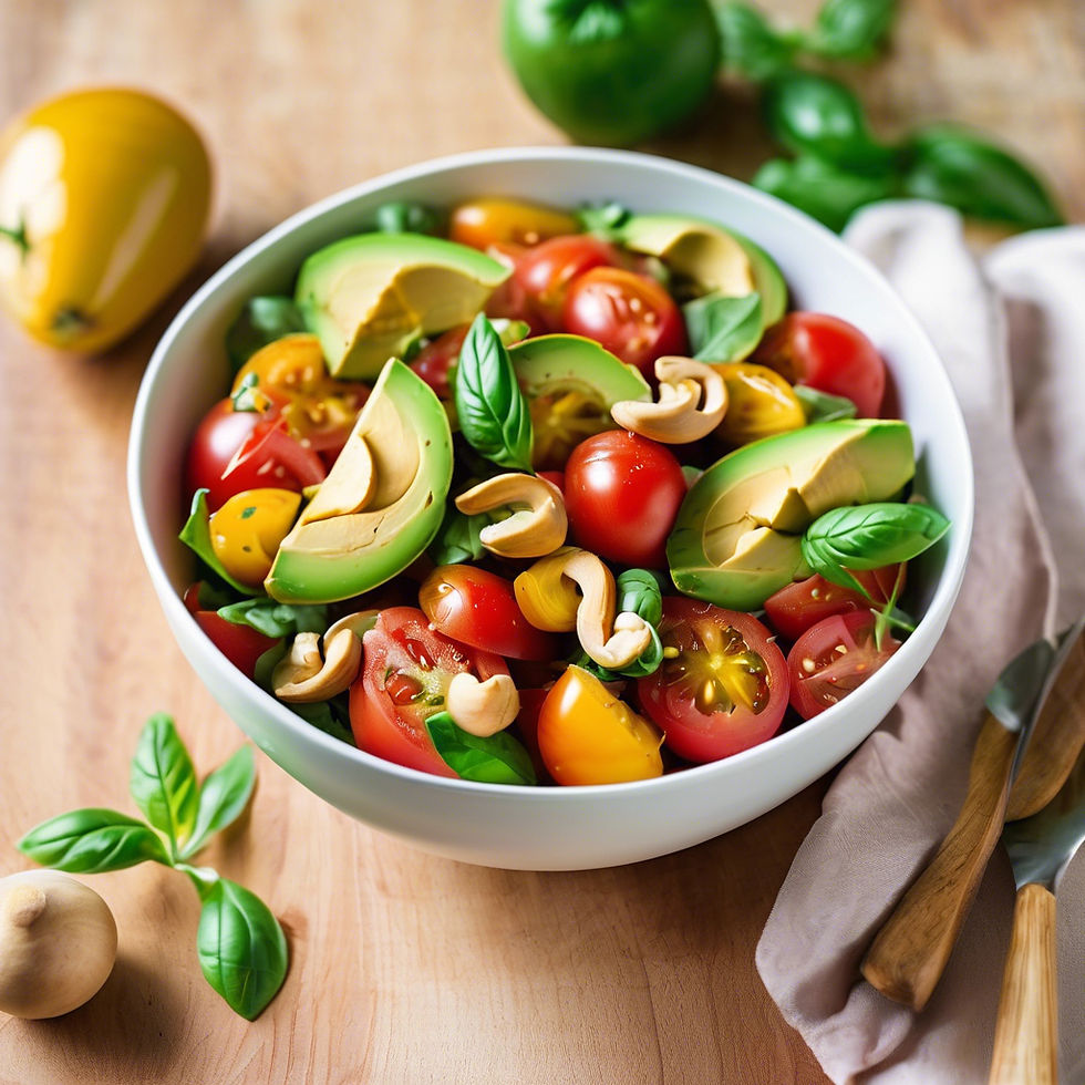 Arranged Food and Objects