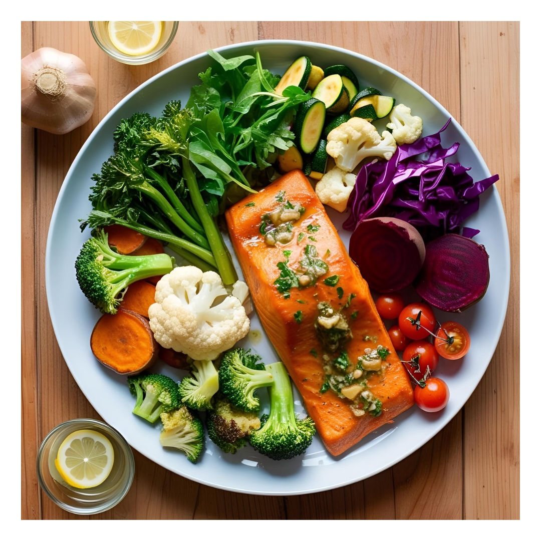 Vegetable Salmon WholeBol- הולבול סלמון