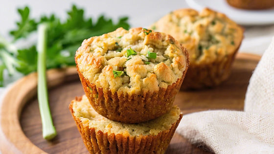Cauliflower Garbanzo Bean Muffins
