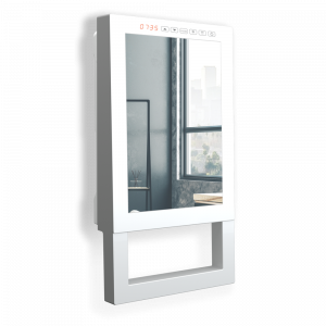 Wall mounted digital bathroom fan heater QUADRO VISIO (TBQUA011_EN ...