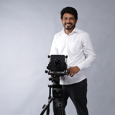 sandeep bishnoi founder of wedding yantra holding arri alexa in his hands 
