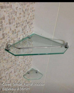 porta shampoo incolor chanfrado