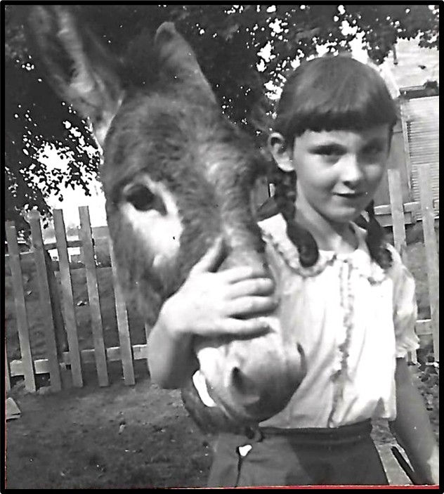 Sister Barbie with Pokey. (COURTESY JOAN RUSSELL OSGOOD)