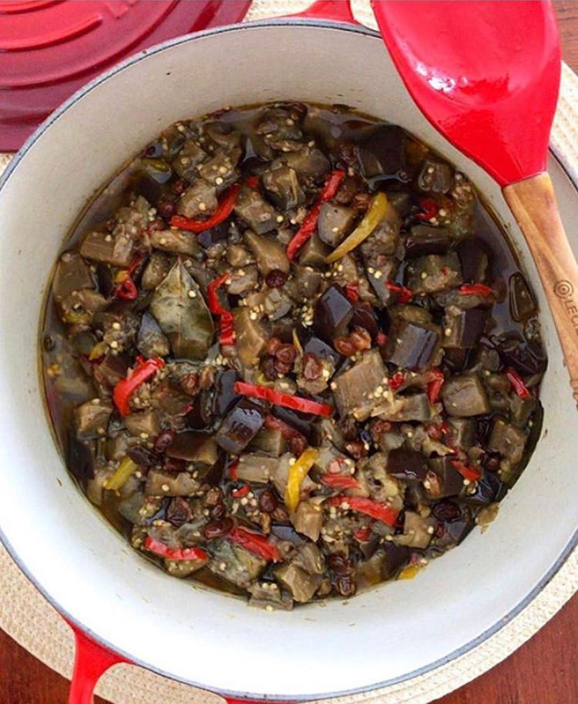 Caponata de berinjela