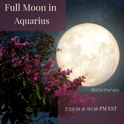 Full Moon in Aquarius