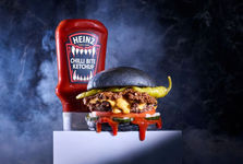 Honest Burgers’ Chilli Con Carnage with the black bun arrives in the UK!