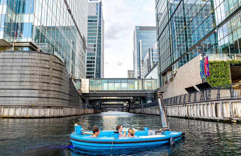Pure Bliss On The Water Our Skuna Hot Tub Adventure In Canary Wharf Pure Bliss On The Water Our Skuna Hot Tub Adventure In Canary Wharf