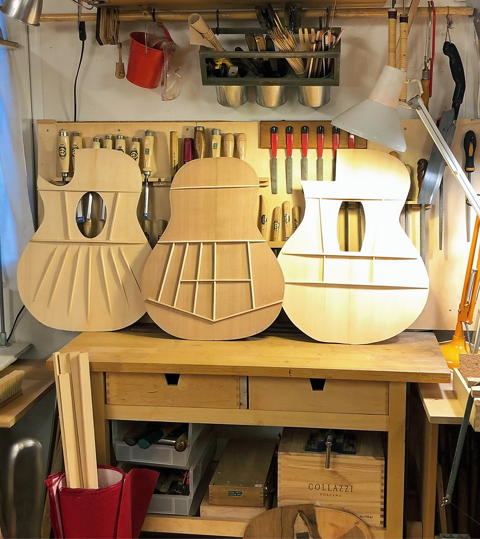 Das Innenleben der Gitarre