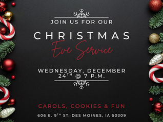 Christmas Eve Fellowship 12/24/2025