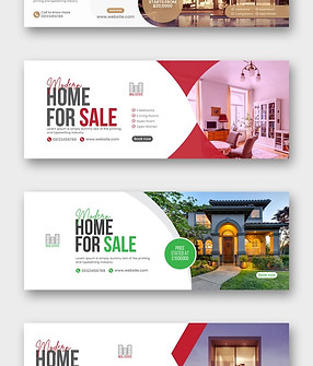 Real estate facebook timeline cover design template - Hafizul Islam.jpeg
