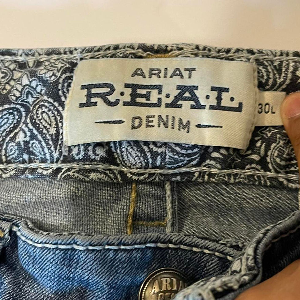Thumbnail: Ariat Women's Blue Bootcut Jeans Size 30L