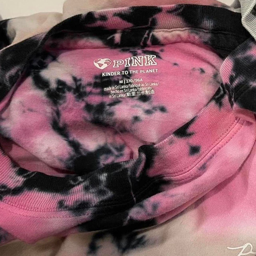 Thumbnail: Victoria's Secret Pink Women's Multi Tie Dye T-Shirt Size M