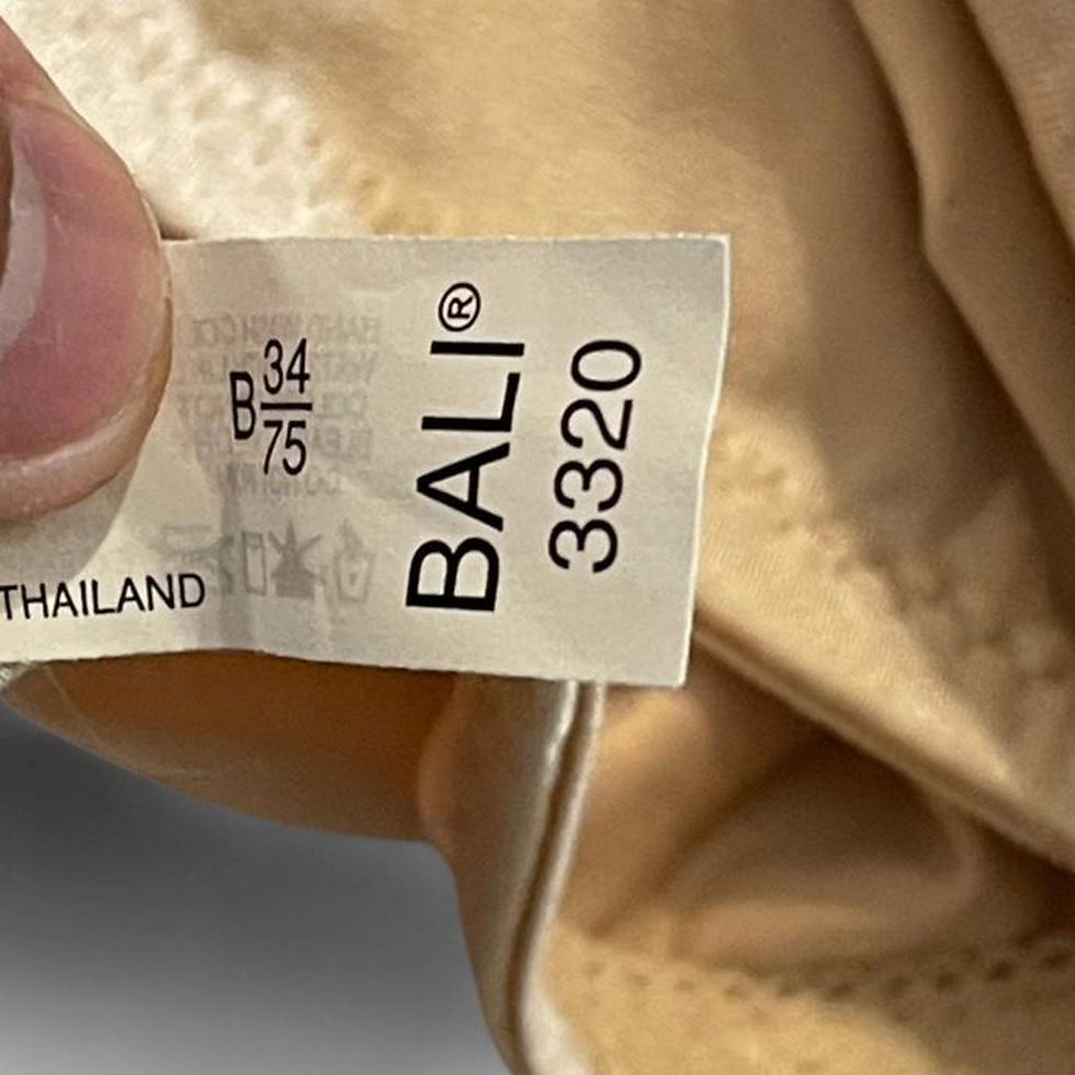 Thumbnail: Bali Women's Tan and Brown Bra Size B