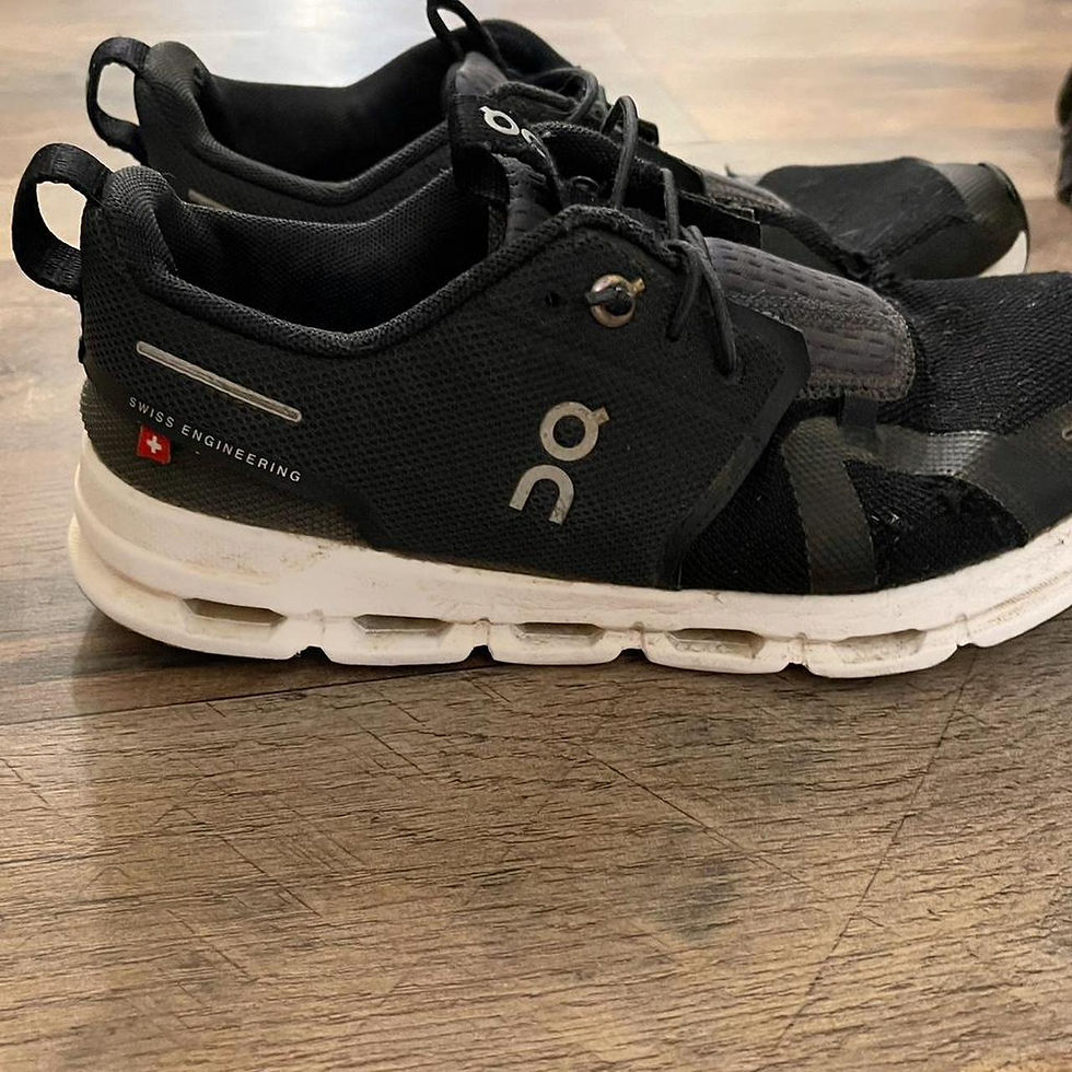 Thumbnail: On Running Cloud Black Trainers Running Sneakers US 6