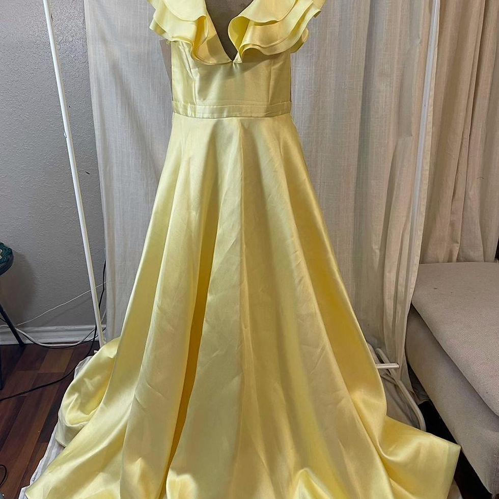 Sherri Hill Women's Yellow Prom Dress Size 14
