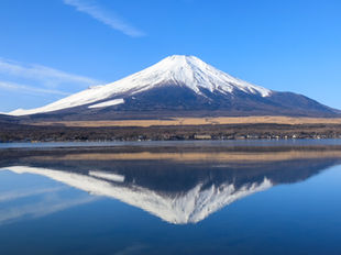 Strolling around Lake Yamanakako