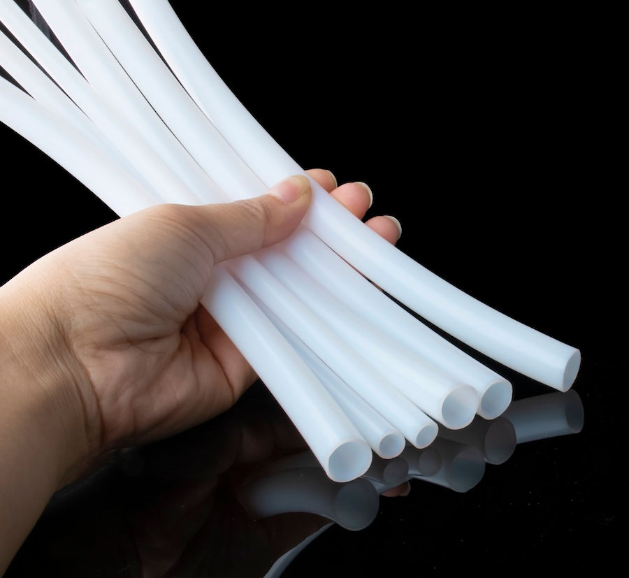 Thumbnail: White PTFE tubes