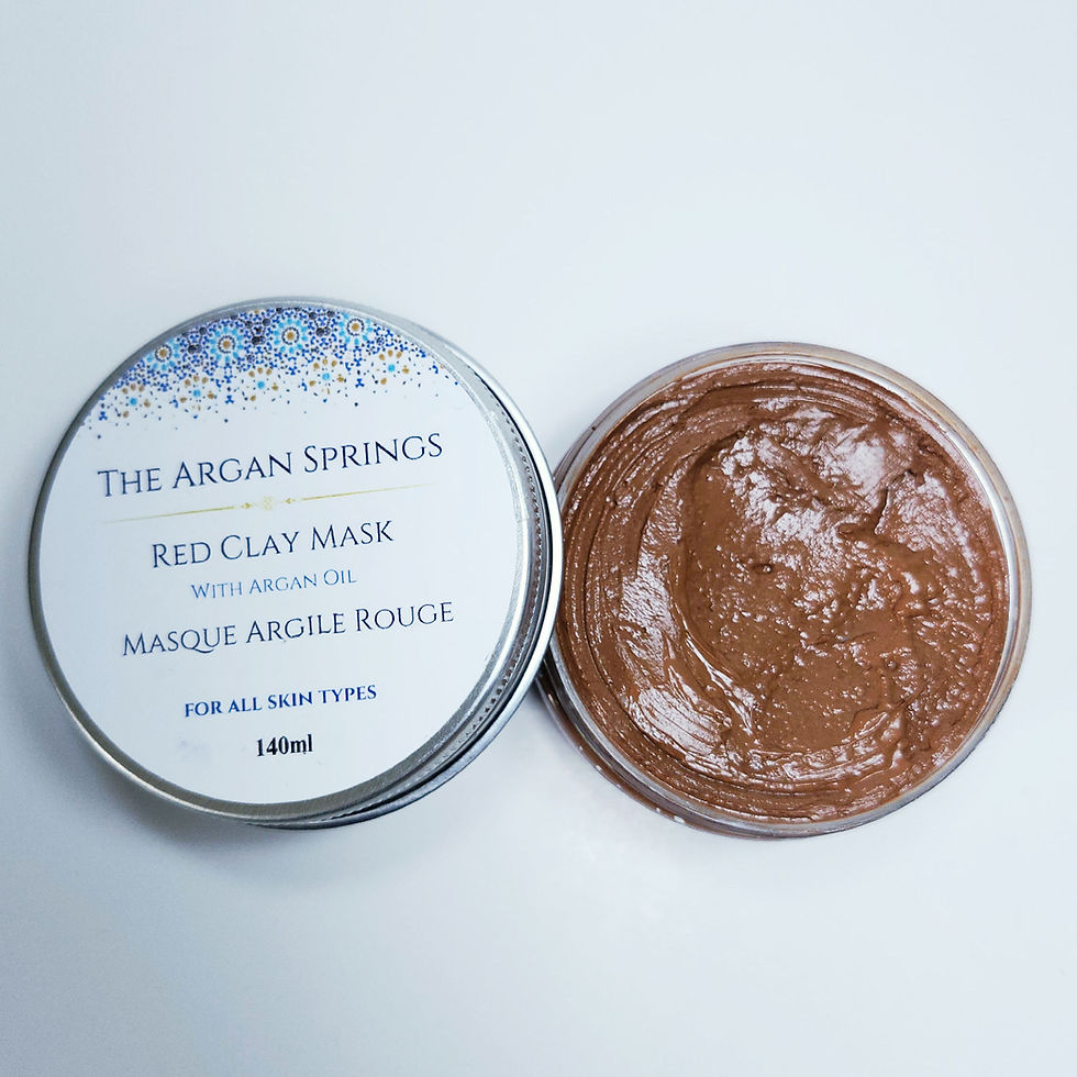 Thumbnail: Red clay and argan oil face mask for pore cleansing and detox – The Argan Springs