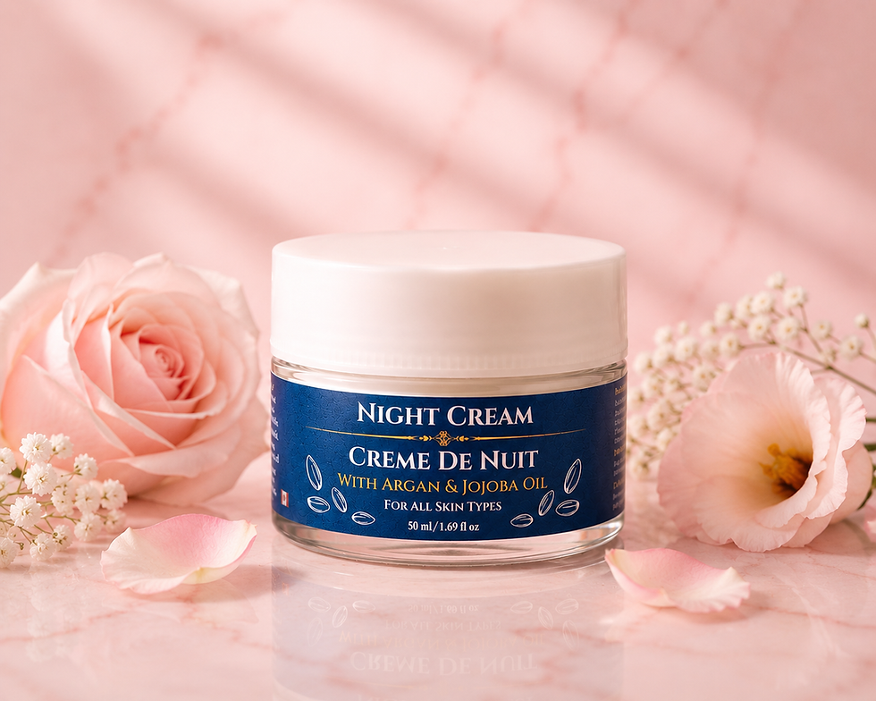 Jojoba and argan oil night cream for overnight face repair and hydration – The Argan Springs