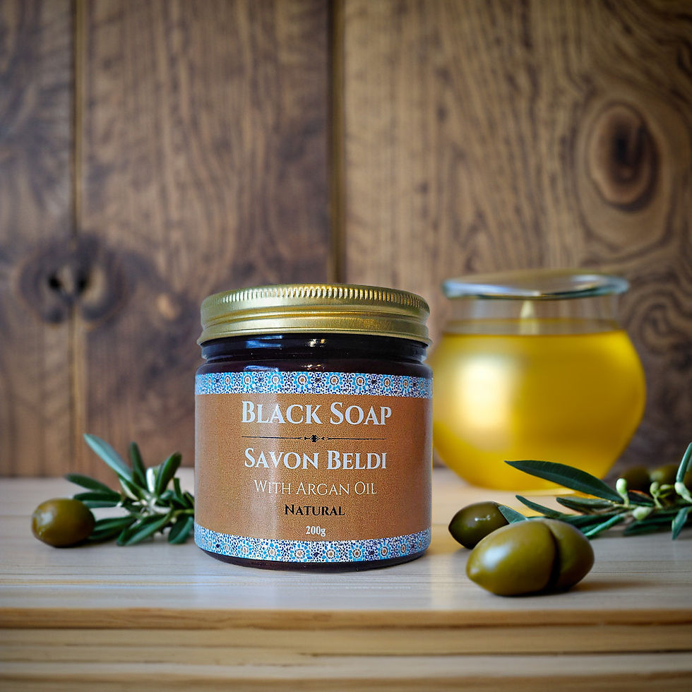 Moroccan Black Soap with Argan Oil