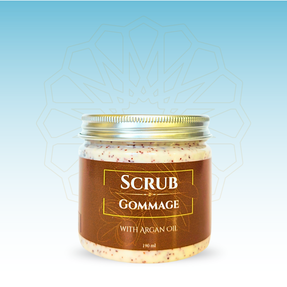 face scrub with argan oil