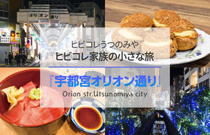 ヒビコレ家族の小さな旅【宇都宮オリオン通り】