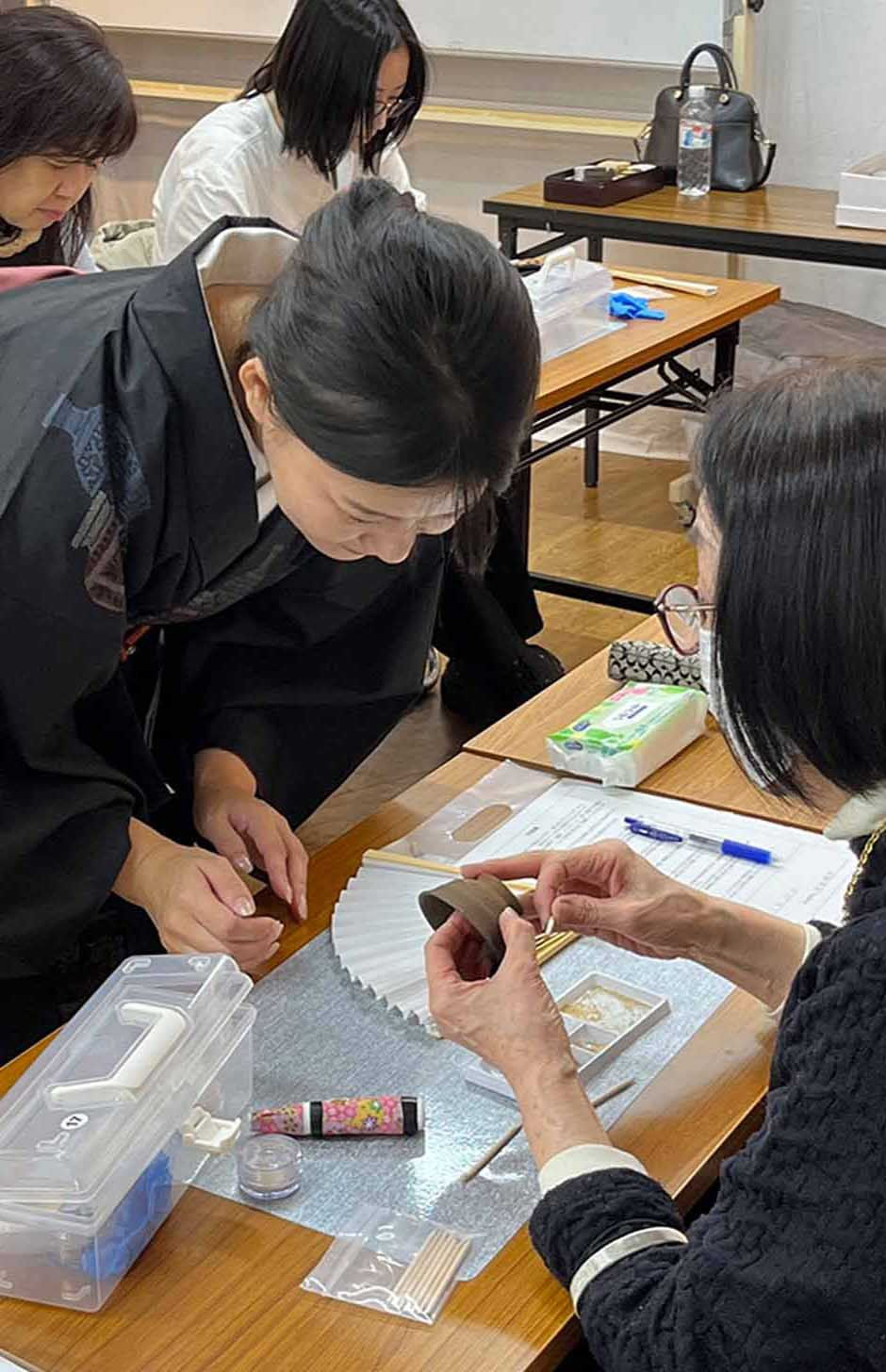 金継ぎ教室授業風景