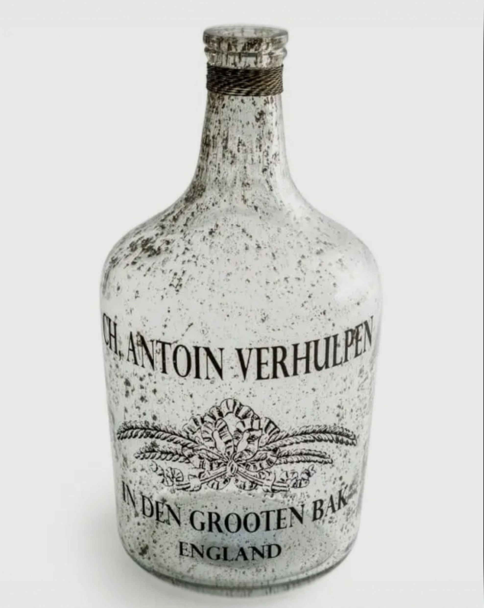 Large French Decorative Bottle