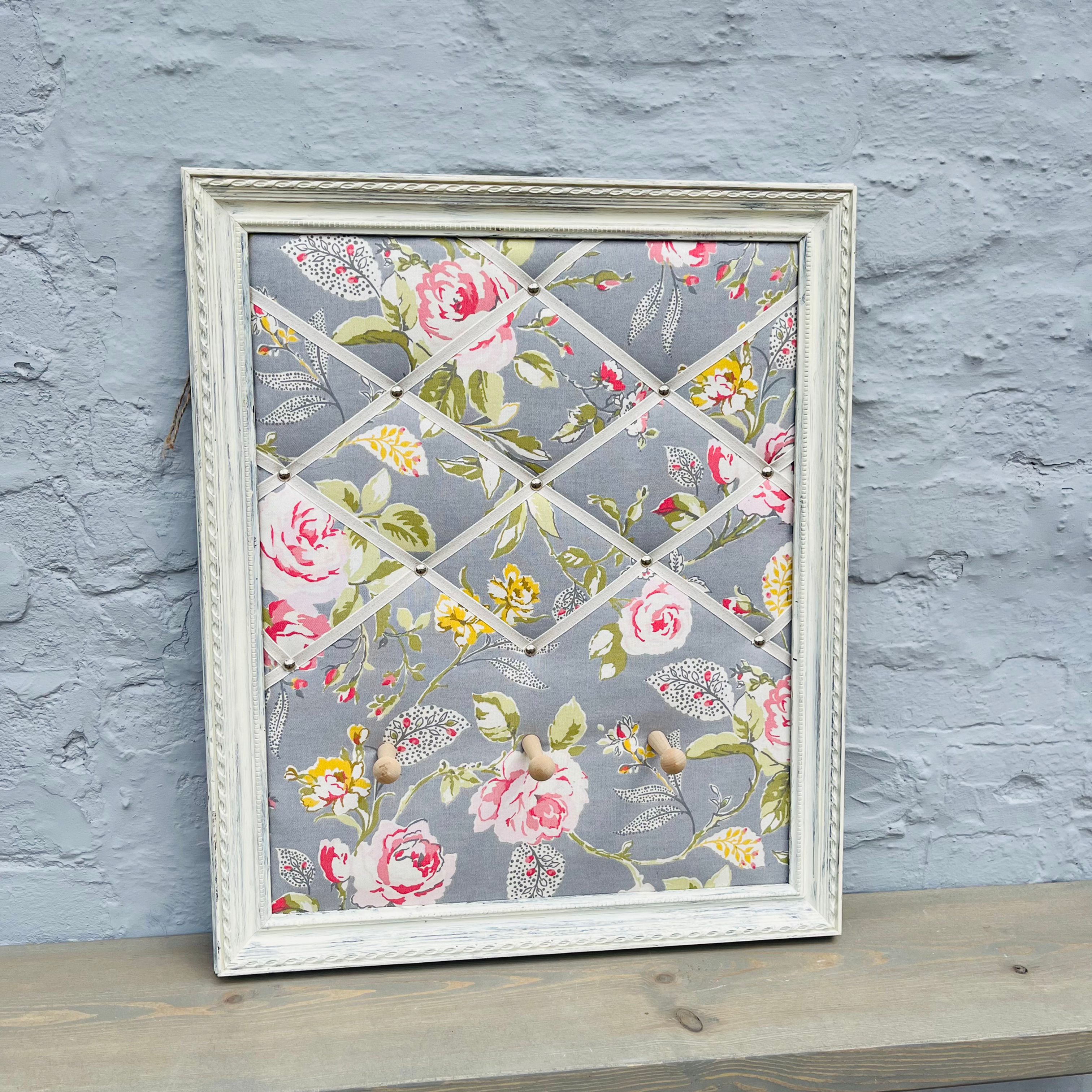 Framed Floral Noticeboard